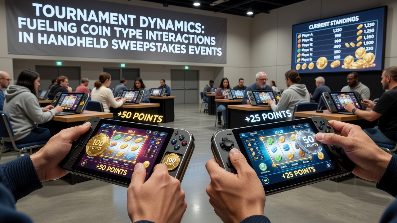 Close-up view of coin balance screen showing multiple token categories active in a mobile tournament